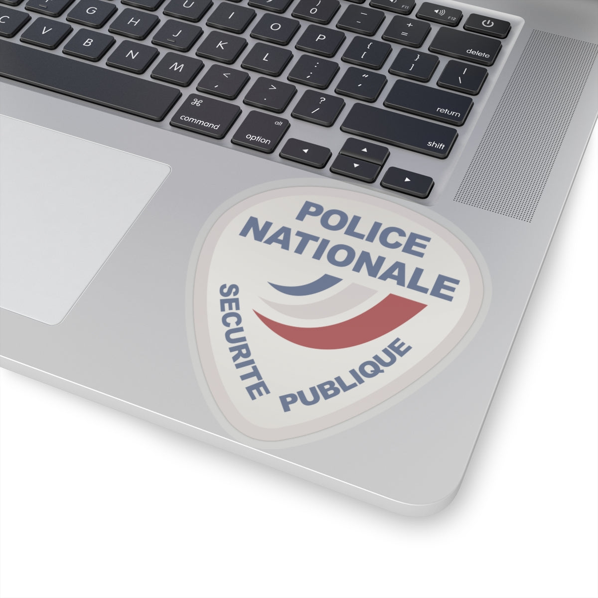 Kiss-Cut Stickers - Police Nationale France Police Patch Blanc