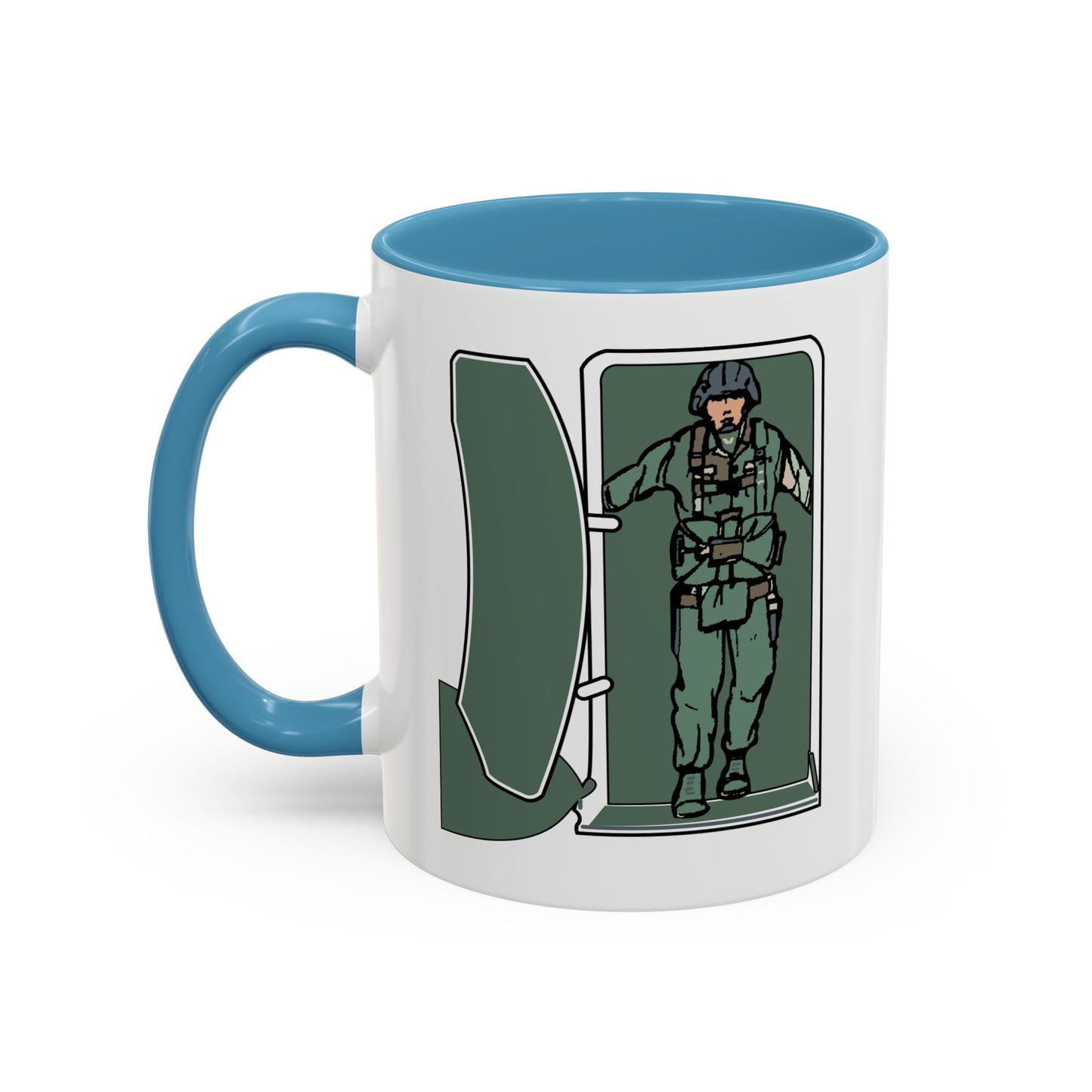 Accent Coffee Mug (11oz & 15oz) - Airborne - JM Door Check X 300