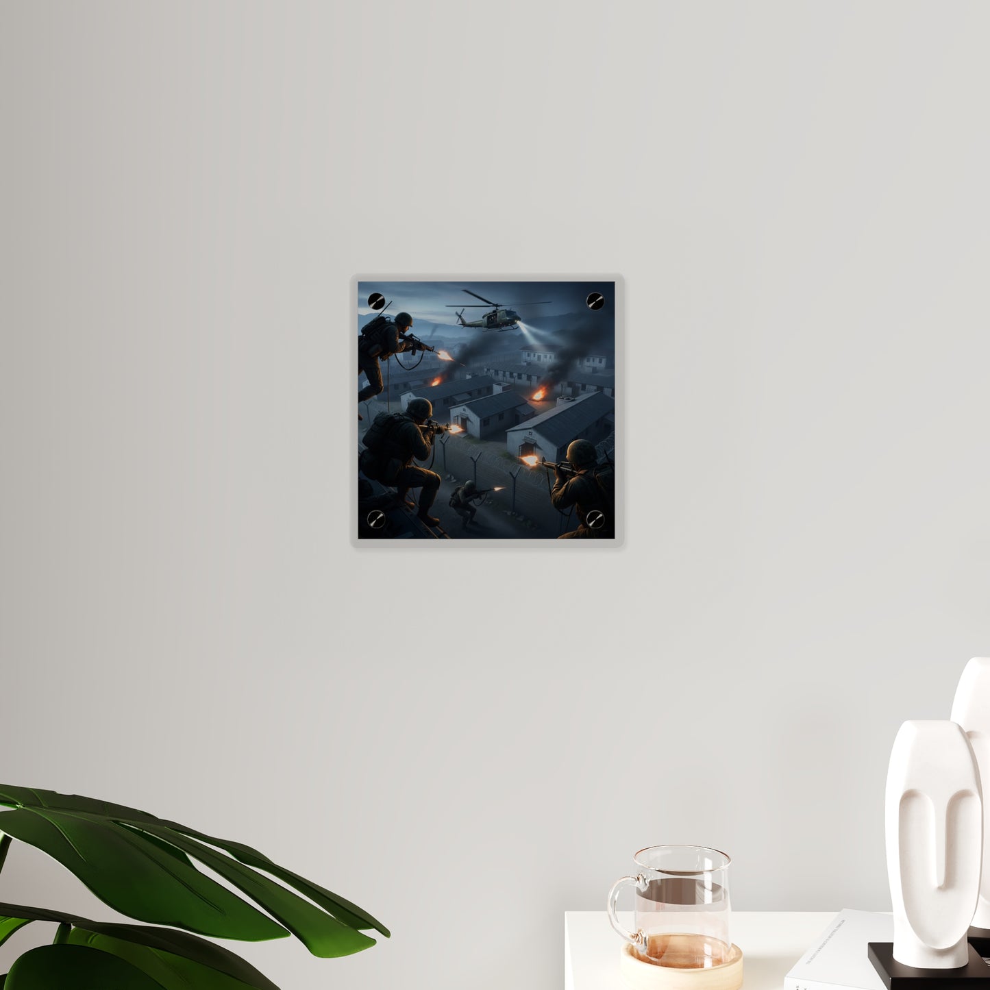 Acrylic Wall Art Panel - Son Tay Rescue during the Vietnam War