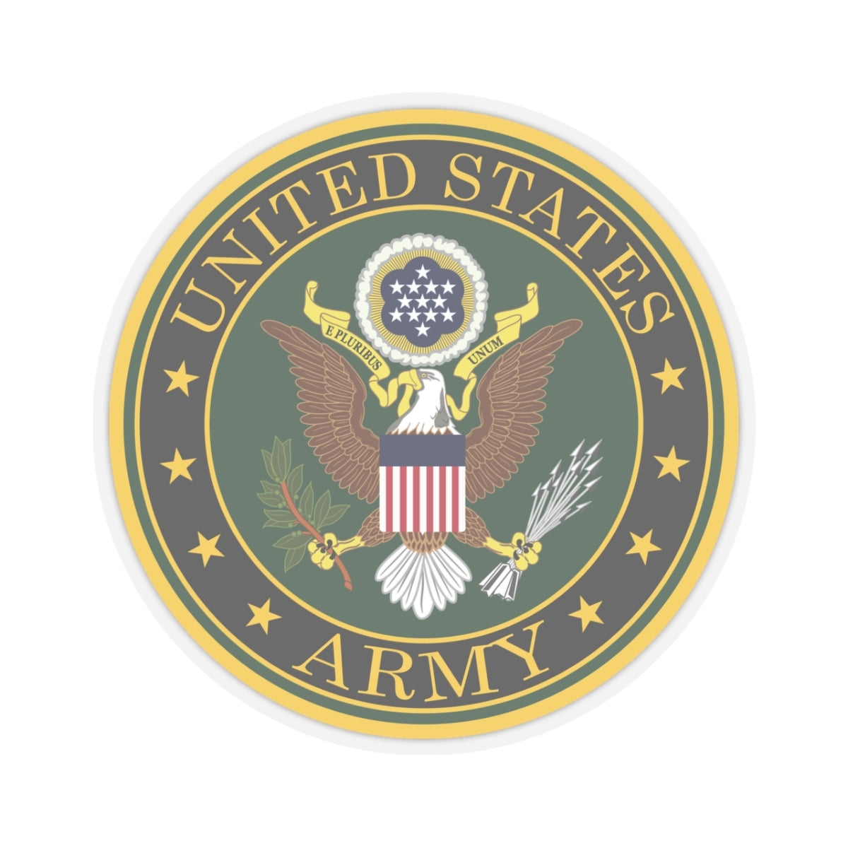 Kiss-Cut Stickers - US Army wo Txt