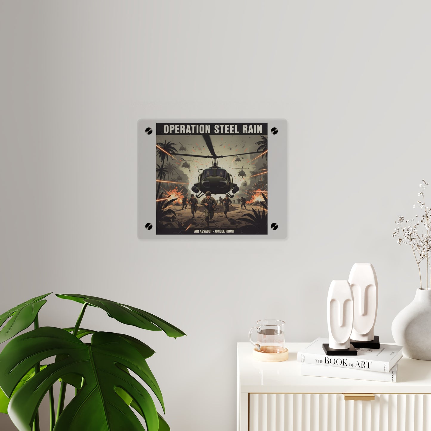Acrylic Wall Art Panel - Air Assault - Vietnam - Operation Steel Rain