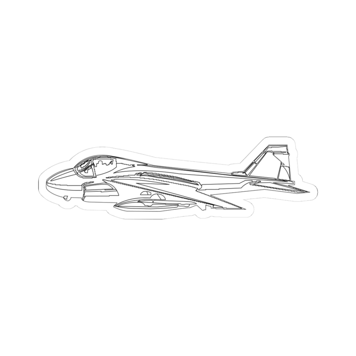 Kiss-Cut Stickers - Aircraft - A6 - GS - LA X 300