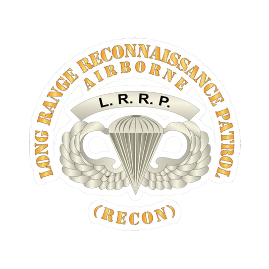 Kiss-Cut Stickers - SOF - Airborne Badge - LRRP