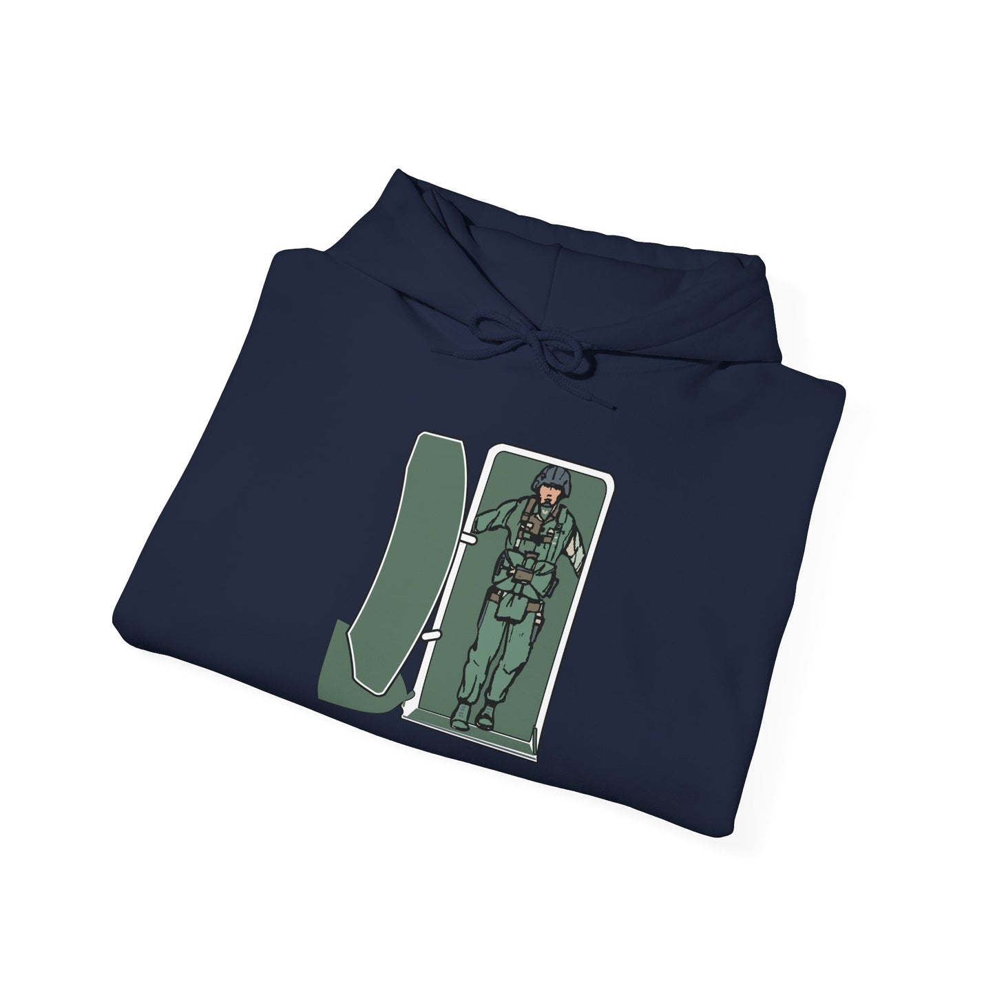 Unisex Heavy Blend Hooded Sweatshirt - Airborne - JM Door Check X 300