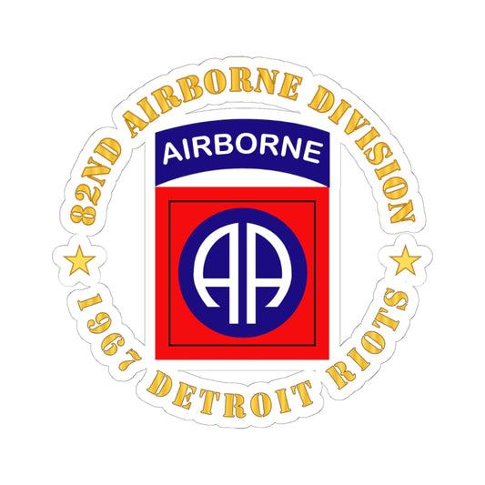 Kiss-Cut Stickers - 82nd Airborne Division - 1967 Detroit Riots