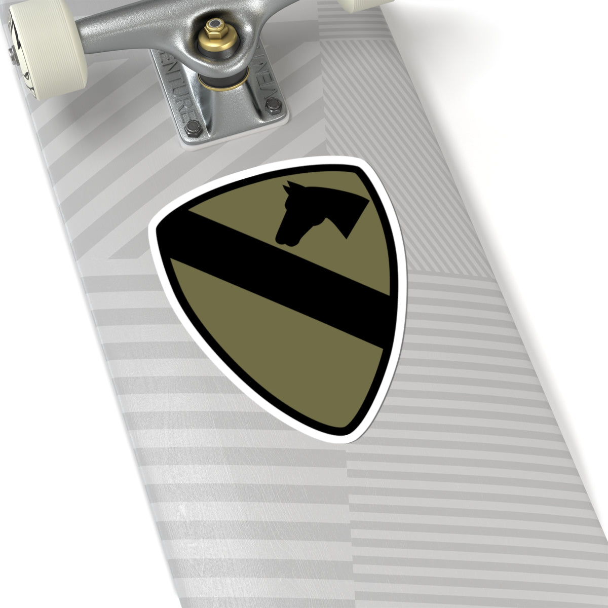 Kiss-Cut Stickers -  SSI - 1st Cavalry Division - Subdued X 300