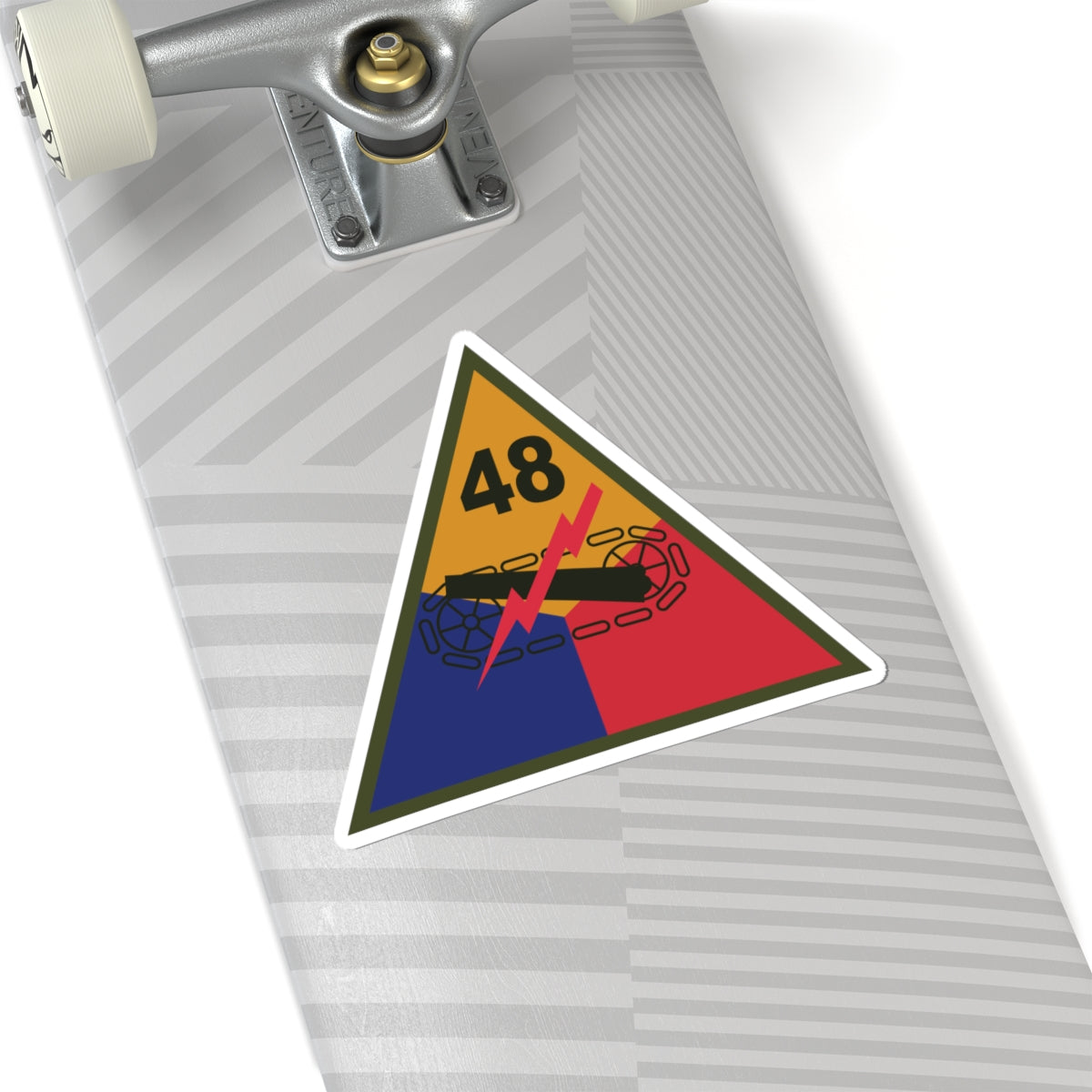 Kiss-Cut Stickers - SSI - 48th Armored Division X 300