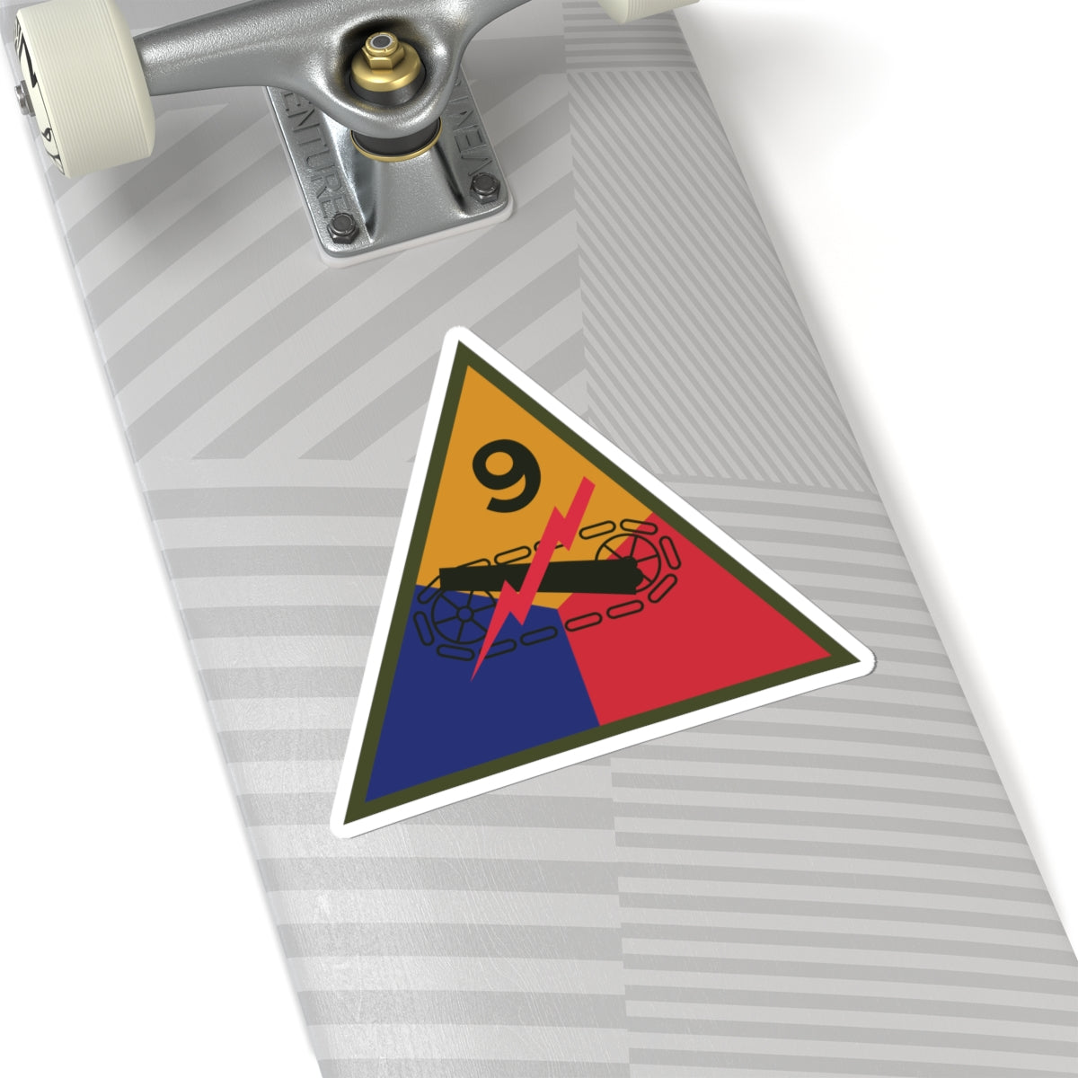 Kiss-Cut Stickers - SSI - 9th Armored Division X 300