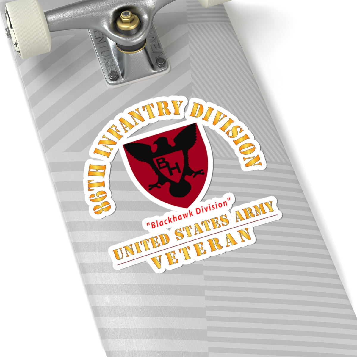Kiss-Cut Stickers - Army - SSI - 86th Infantry Division - Blackhawk Division - US Army Veteran X 300