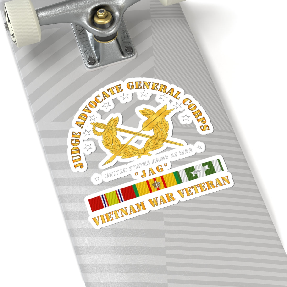 Kiss-Cut Stickers - Army - JAG Branch w VN SVC