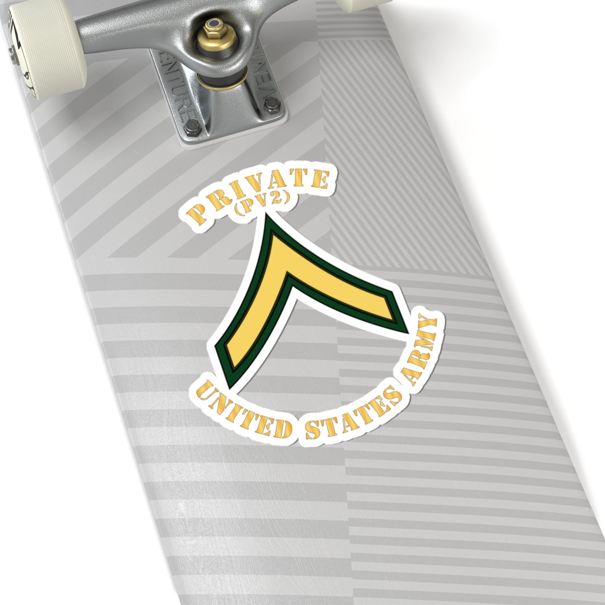 Kiss-Cut Stickers - Army - Private - PV2 - Flat X 300