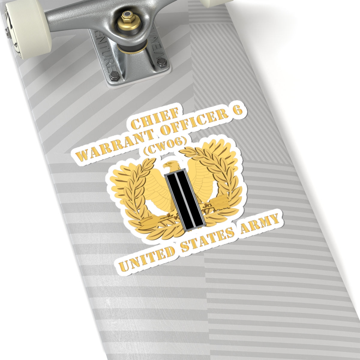 Kiss-Cut Stickers - Army - Chief Warrant Officer - CW06 - Flat - Eagle and Bar X 300