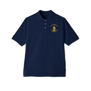 Men's Piqué Polo - First Sergeant - 1SG - Veteran