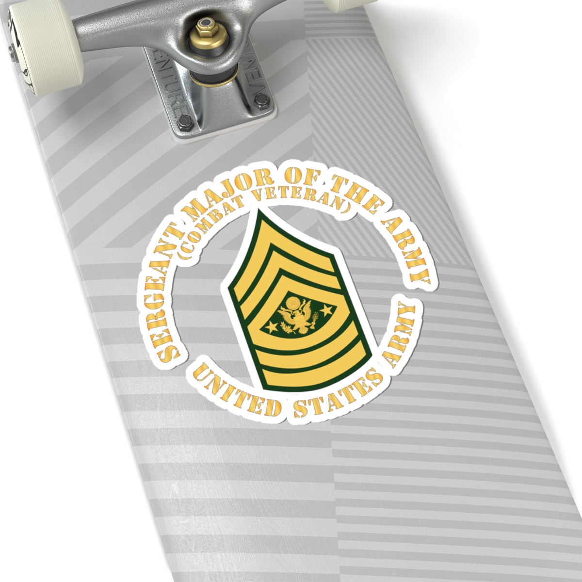 Kiss-Cut Stickers - Army - Sergeant Major of the Army - SMA - Combat Veteran - Flat X 300