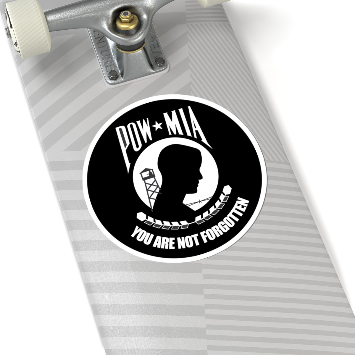 Kiss-Cut Stickers -Army - Round - POW - MIA X 300