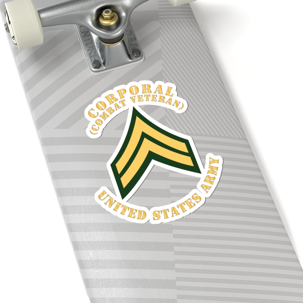 Kiss-Cut Stickers - Army - Corporal - CPL - Combat Veteran - Flat X 300