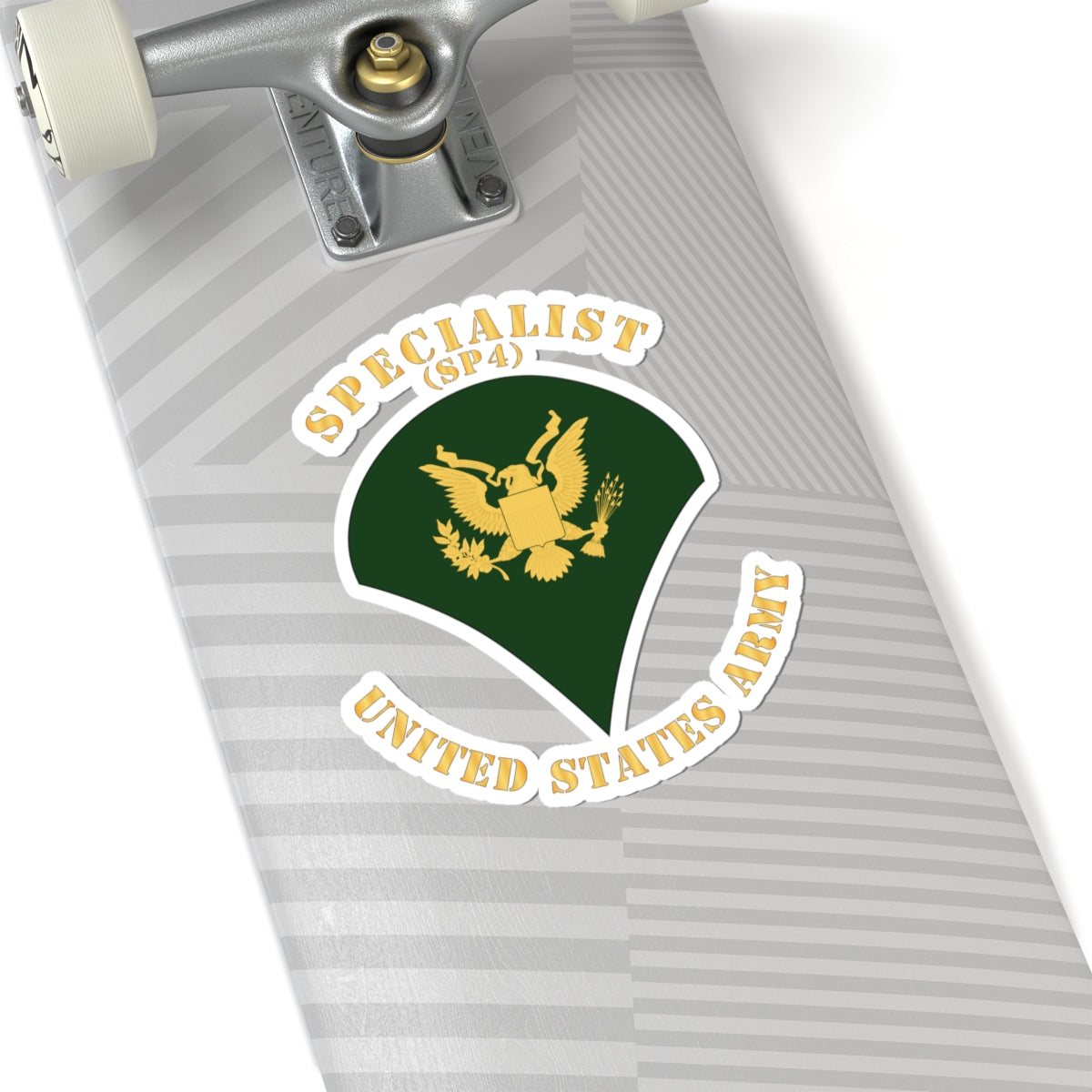 Kiss-Cut Stickers - Army - Specialist - SP4 - Flat X 300