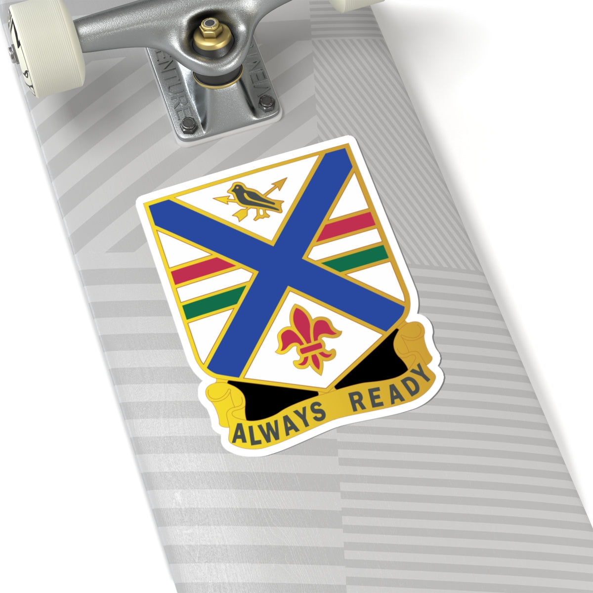Kiss-Cut Stickers - 130th Infantry Regiment - DUI wo Txt X 300