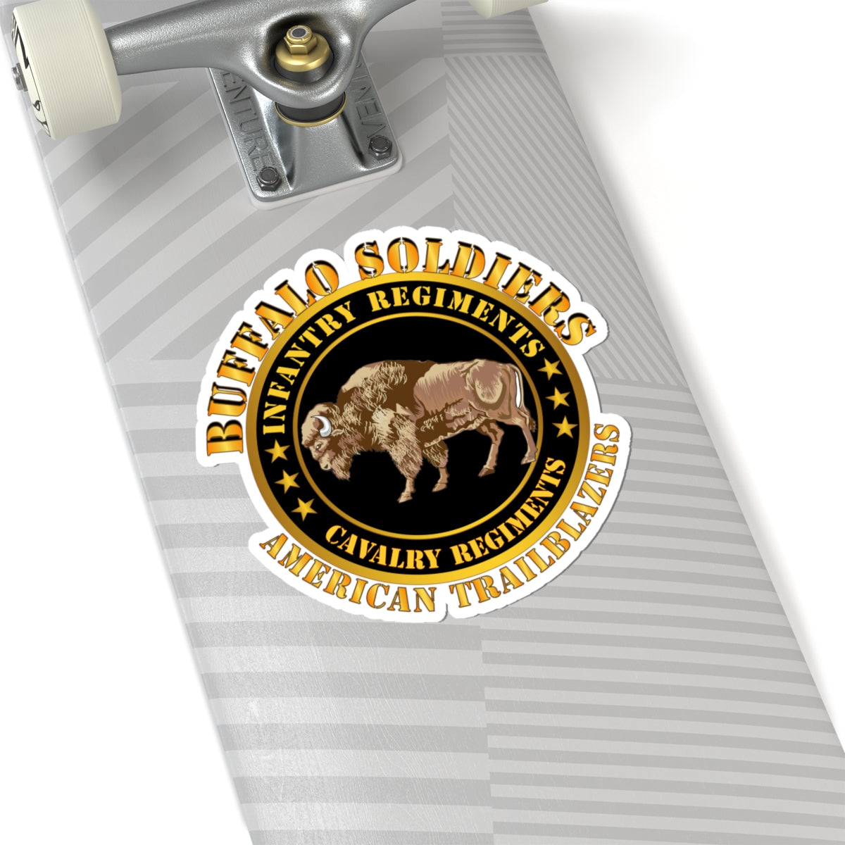 Kiss - Cut Stickers - Army - Buffalo Soldiers - Infantry - Cavalry Regiments X 300