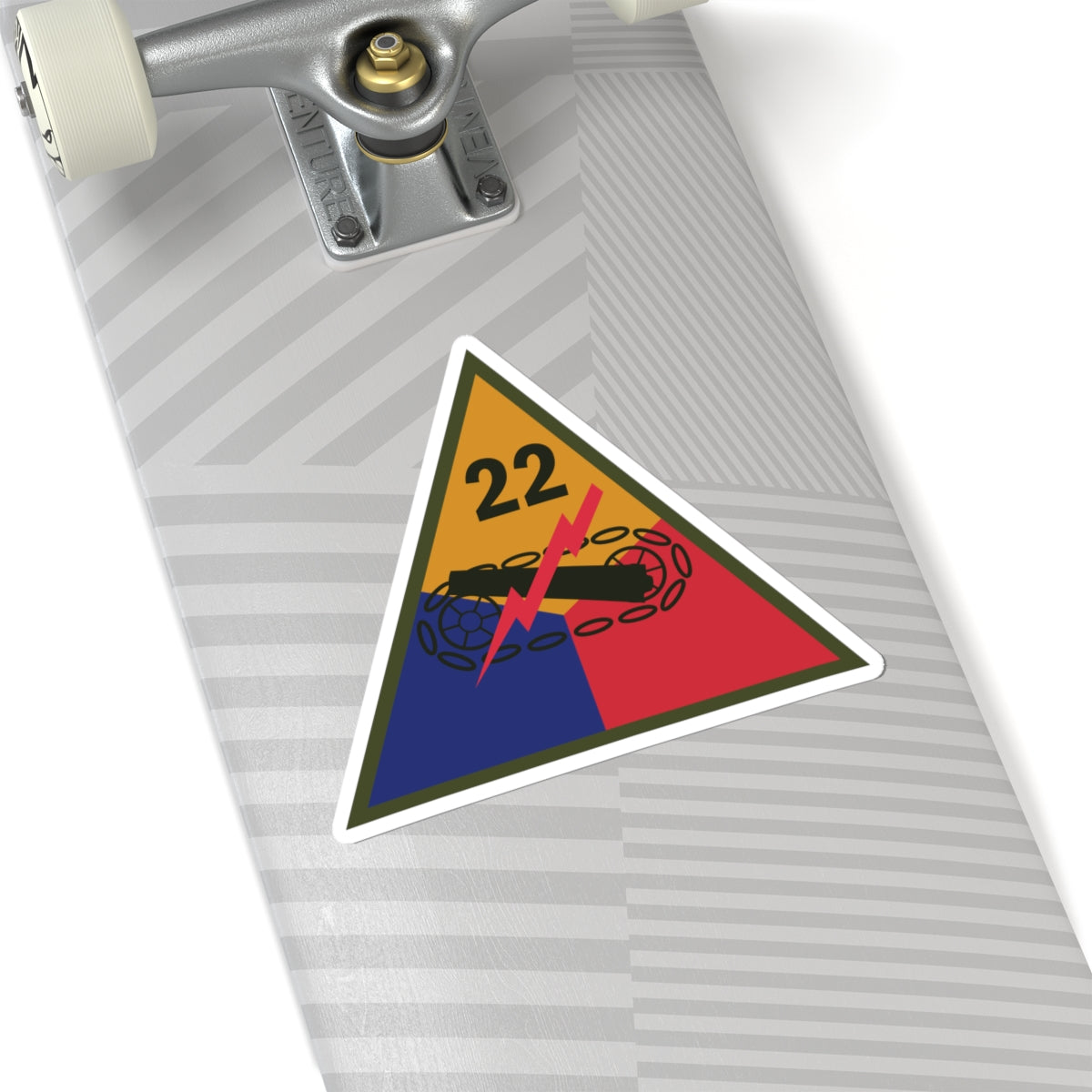 Kiss-Cut Stickers - SSI - 22nd Armored Division X 300