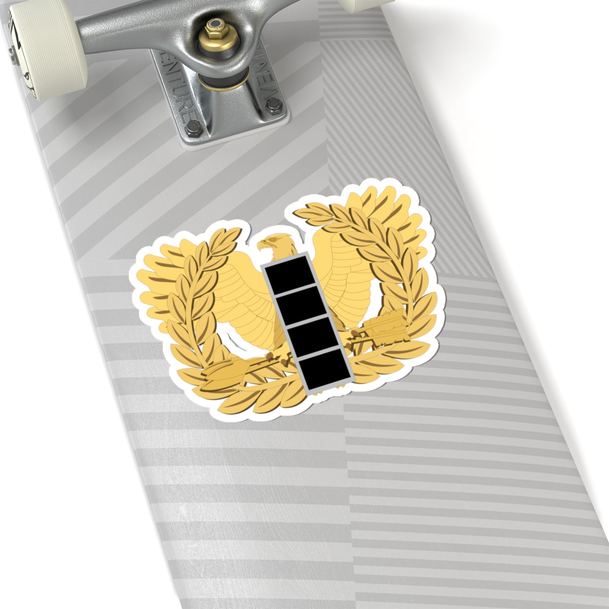 Kiss-Cut Stickers - Army - Chief Warrant Officer - W04 - Flat - Eagle and Bar wo txt X 300