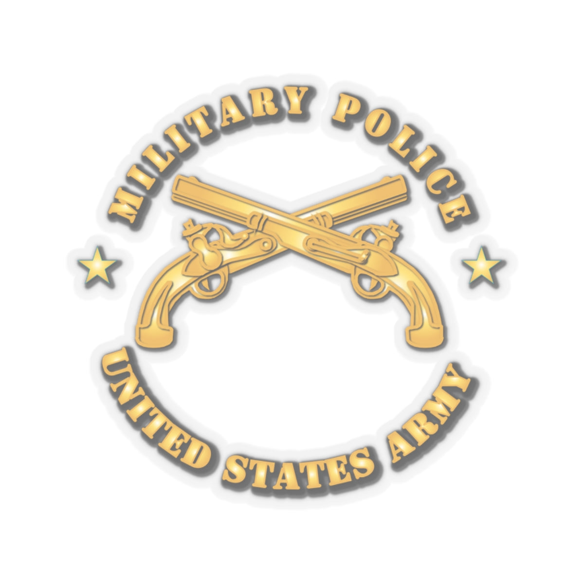 Kiss-Cut Stickers - Military Police - US Army X 300