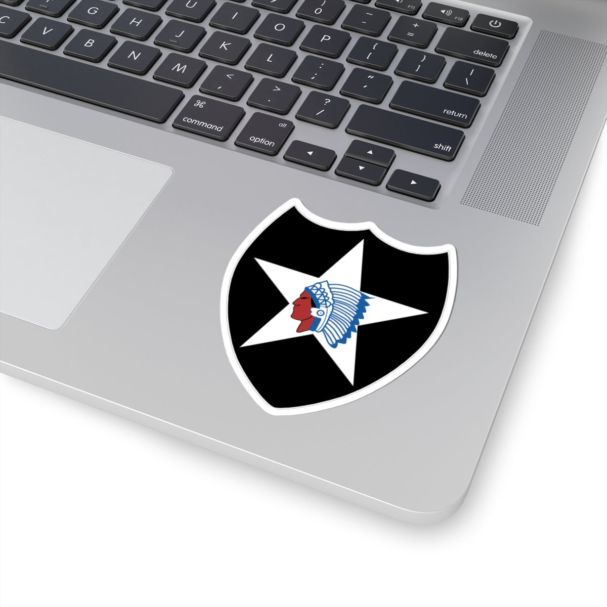 Kiss-Cut Stickers - SSI - 2nd Infantry Division wo Txt X 300