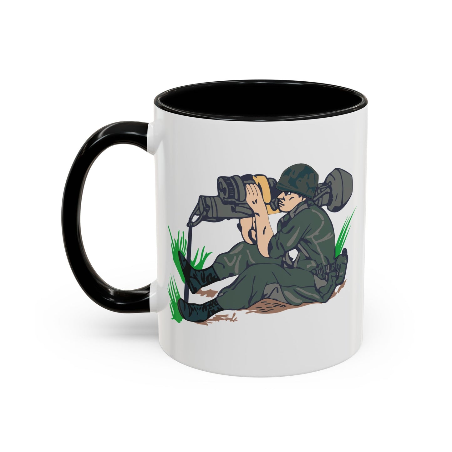 Accent Coffee Mug (11oz & 15oz) - Anti Armor M47 Dragon X 300