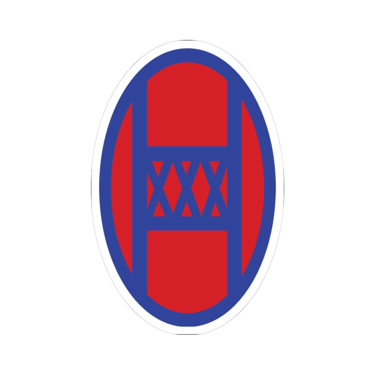 Kiss-Cut Stickers - SSI - 30th Infantry Division X 300