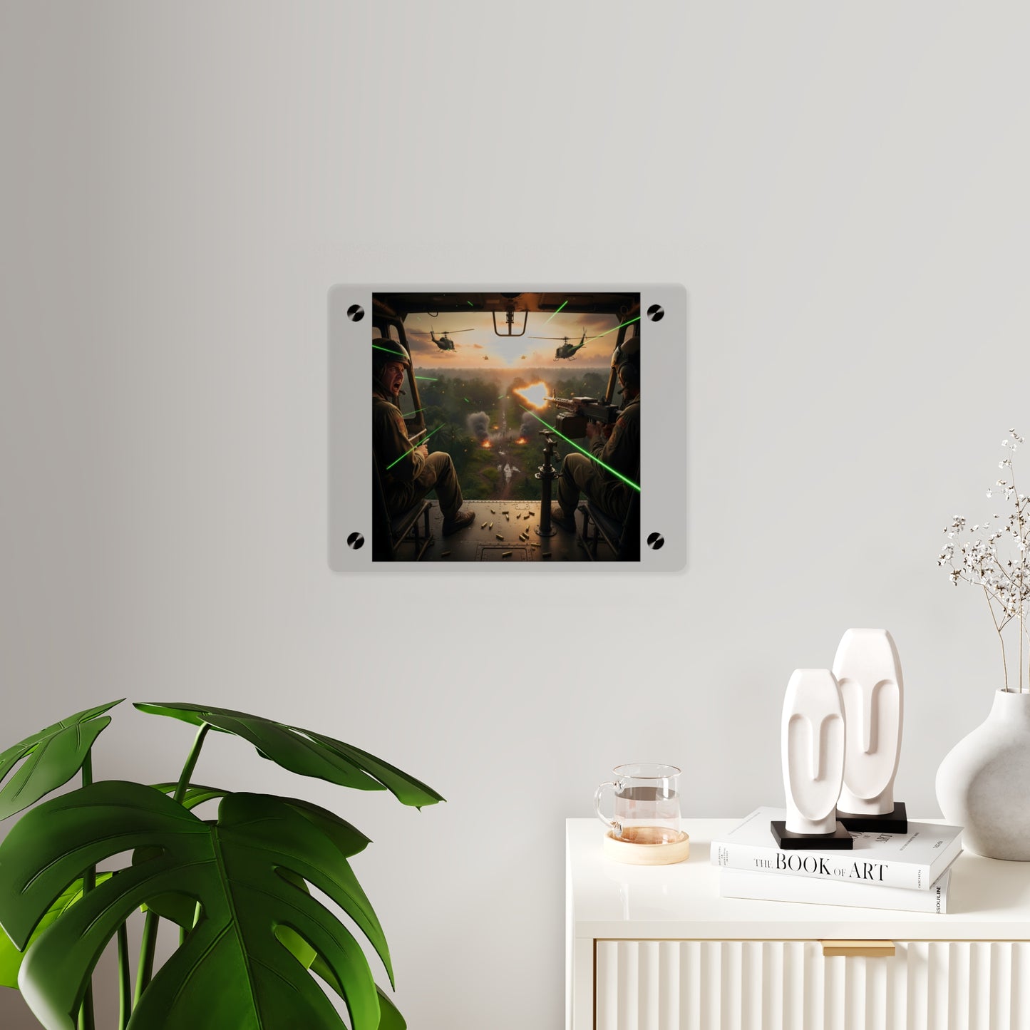 Acrylic Wall Art Panel - VIetnam Hot LZ from Side Door