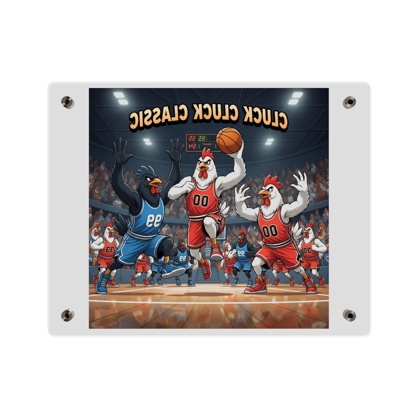 Acrylic Wall Art Panel - Chicken Classic