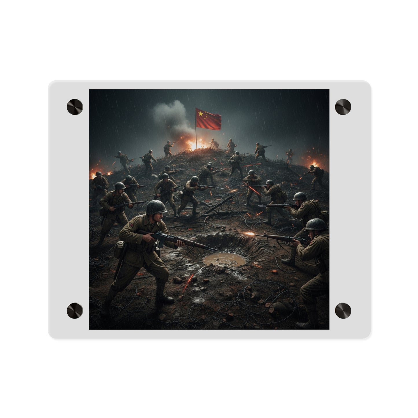 Acrylic Wall Art Panel - PorkChop Hill - Korean War