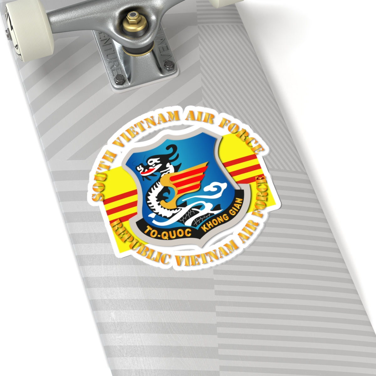 Kiss-Cut Stickers - SVAF - South Vietnam Air Force w Flag Txt