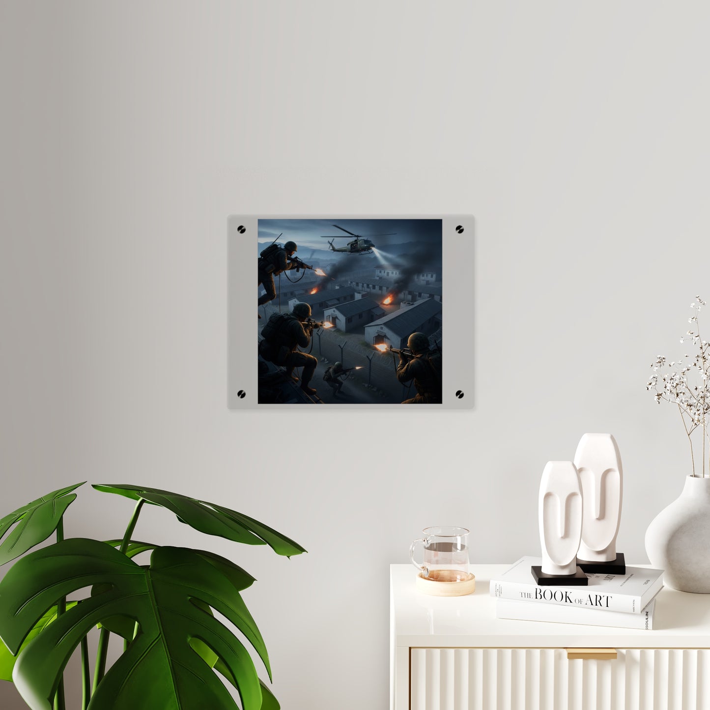 Acrylic Wall Art Panel - Son Tay Rescue during the Vietnam War