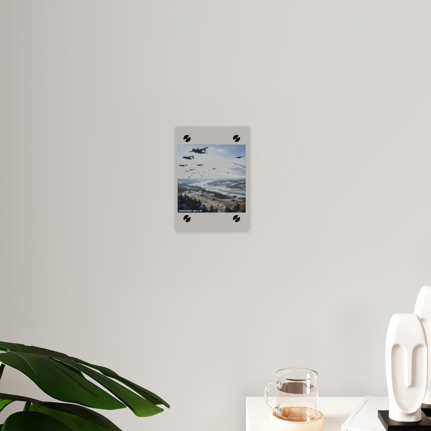 Acrylic Wall Art Panel - Operation Tomahawk - 187th Regimental Combat Team