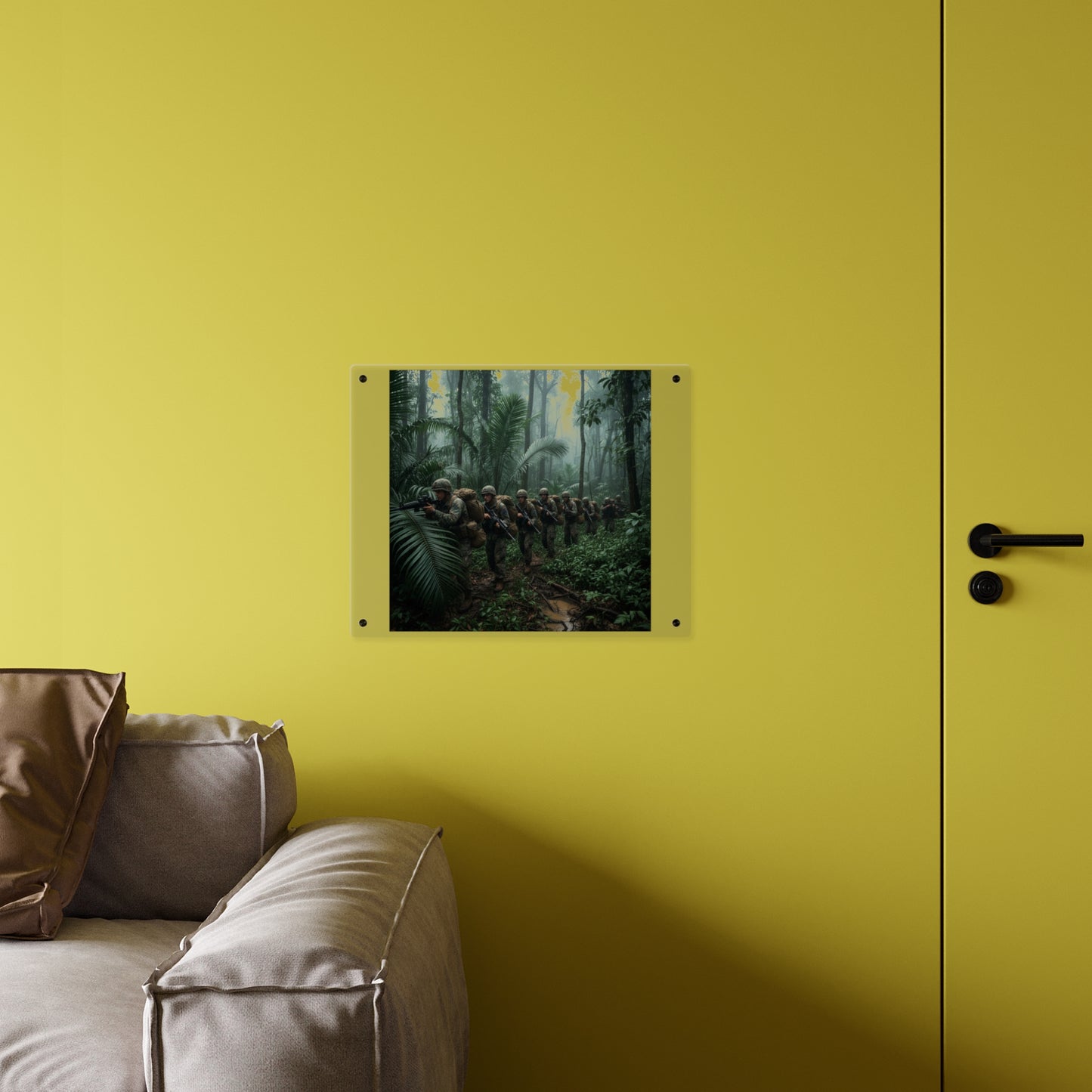 Acrylic Wall Art Panel - Jungle Patrol - Vietnam
