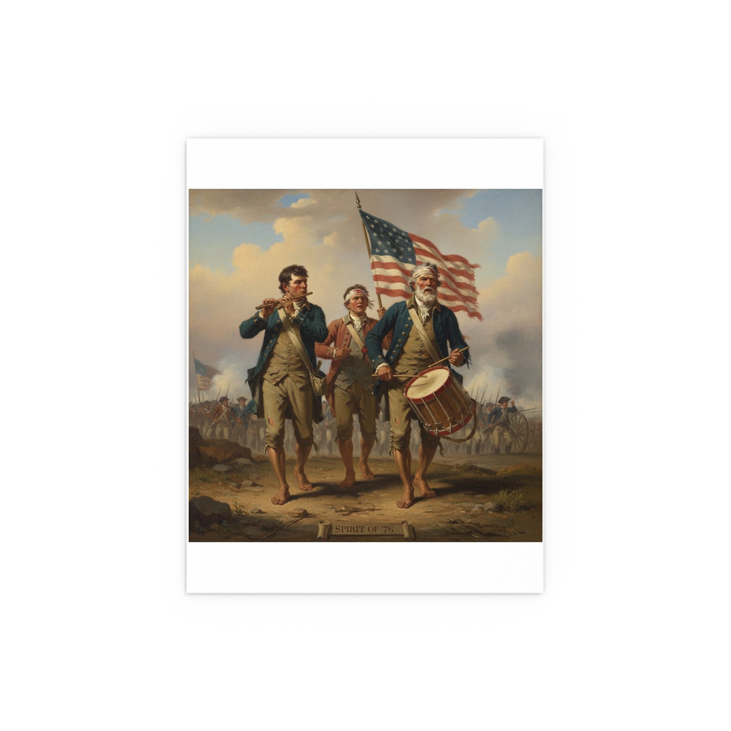 Indoor and Outdoor Silk Posters - Spirit of 76