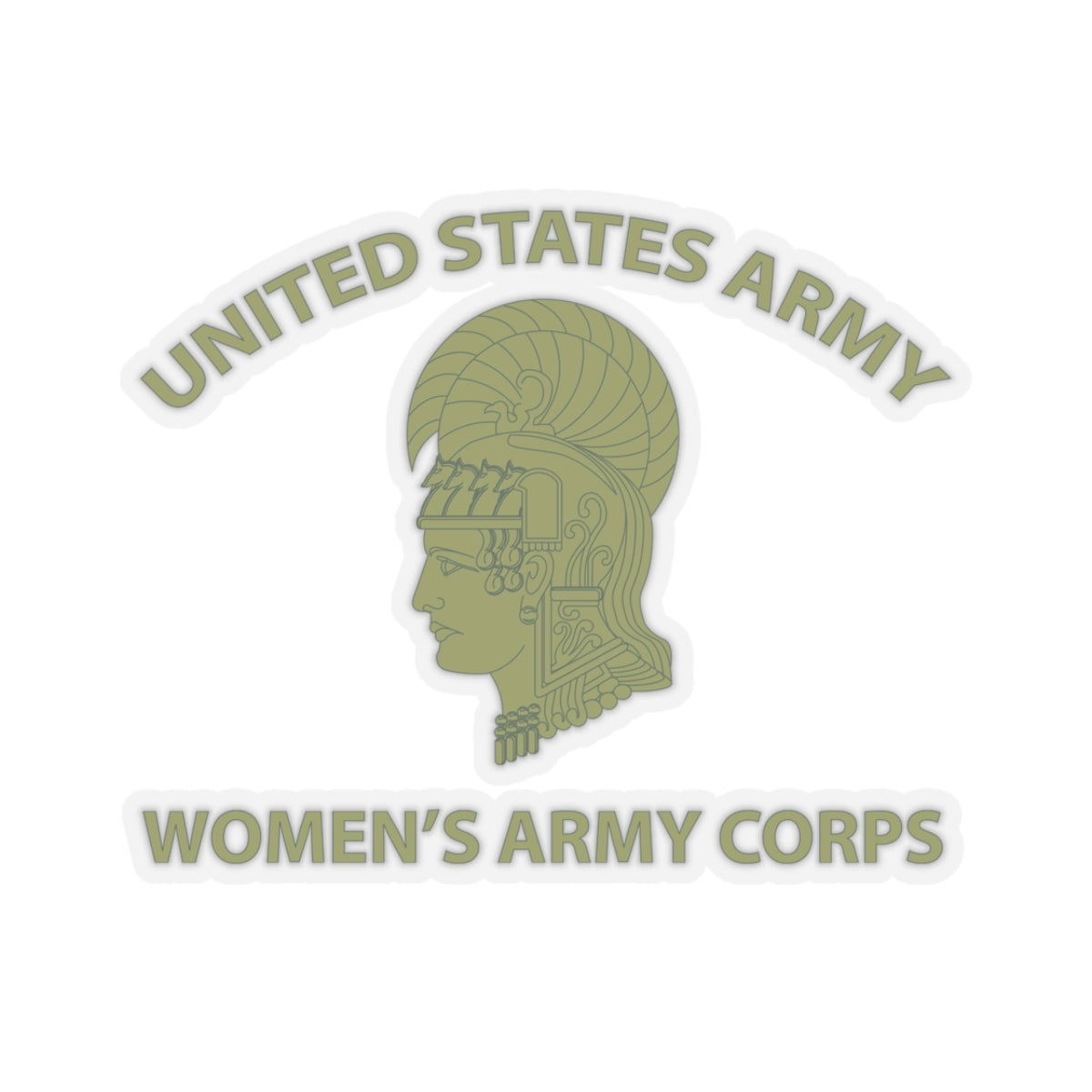 Kiss-Cut Stickers - US Army WAC