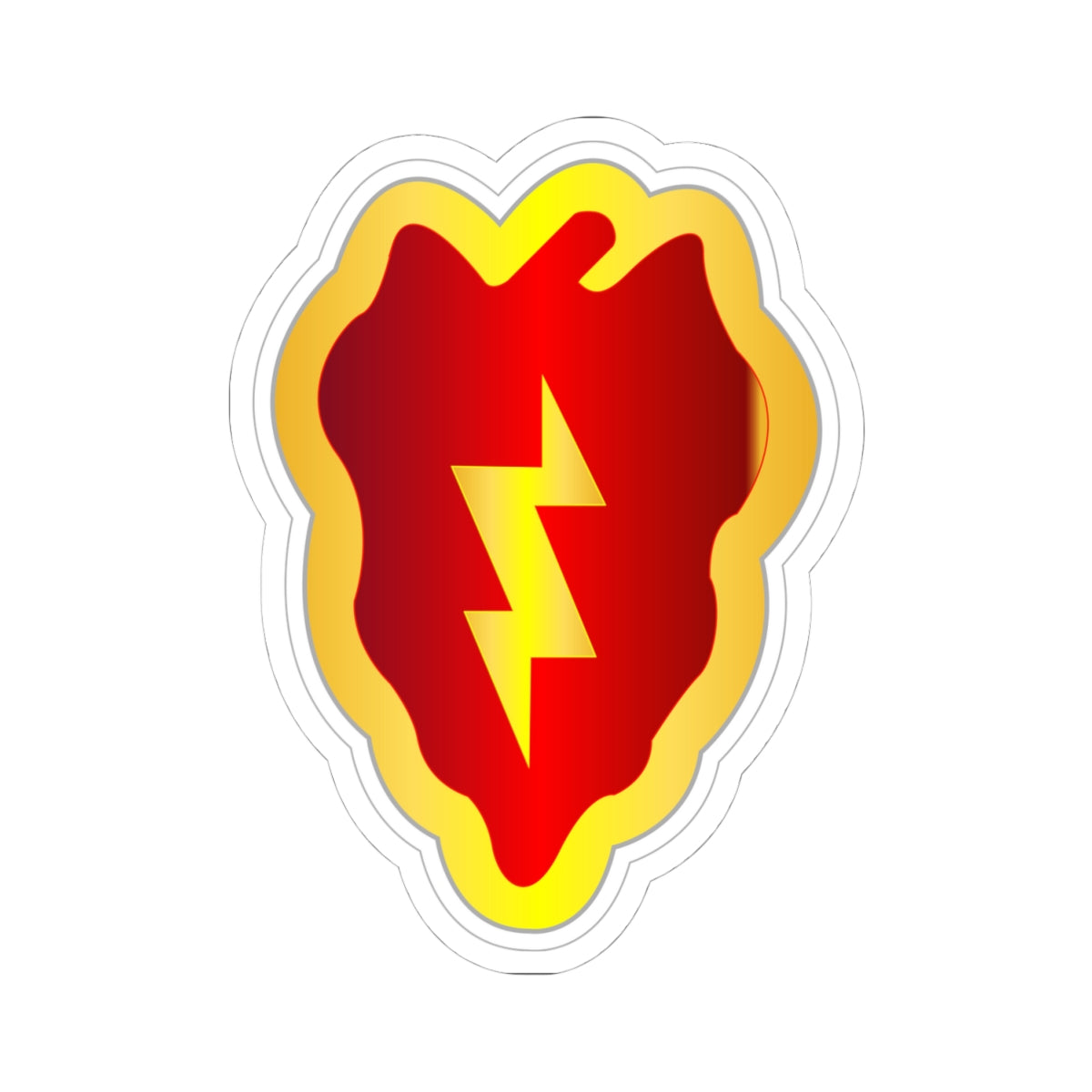 Kiss-Cut Stickers - SSI - 25th Infantry Division wo Txt
