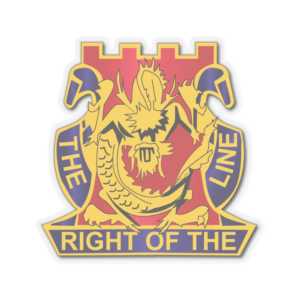 Kiss-Cut Stickers - 1st Battalion, 14th Infantry (Light Infantry) without TEXT
