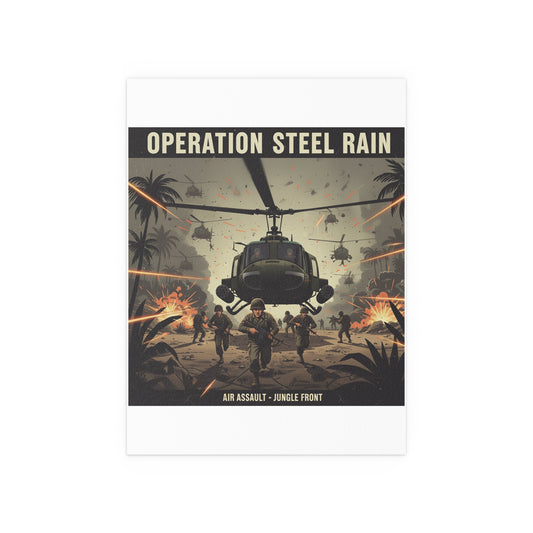 Indoor and Outdoor Silk Posters - Air Assault - Vietnam - Operation Steel Rain