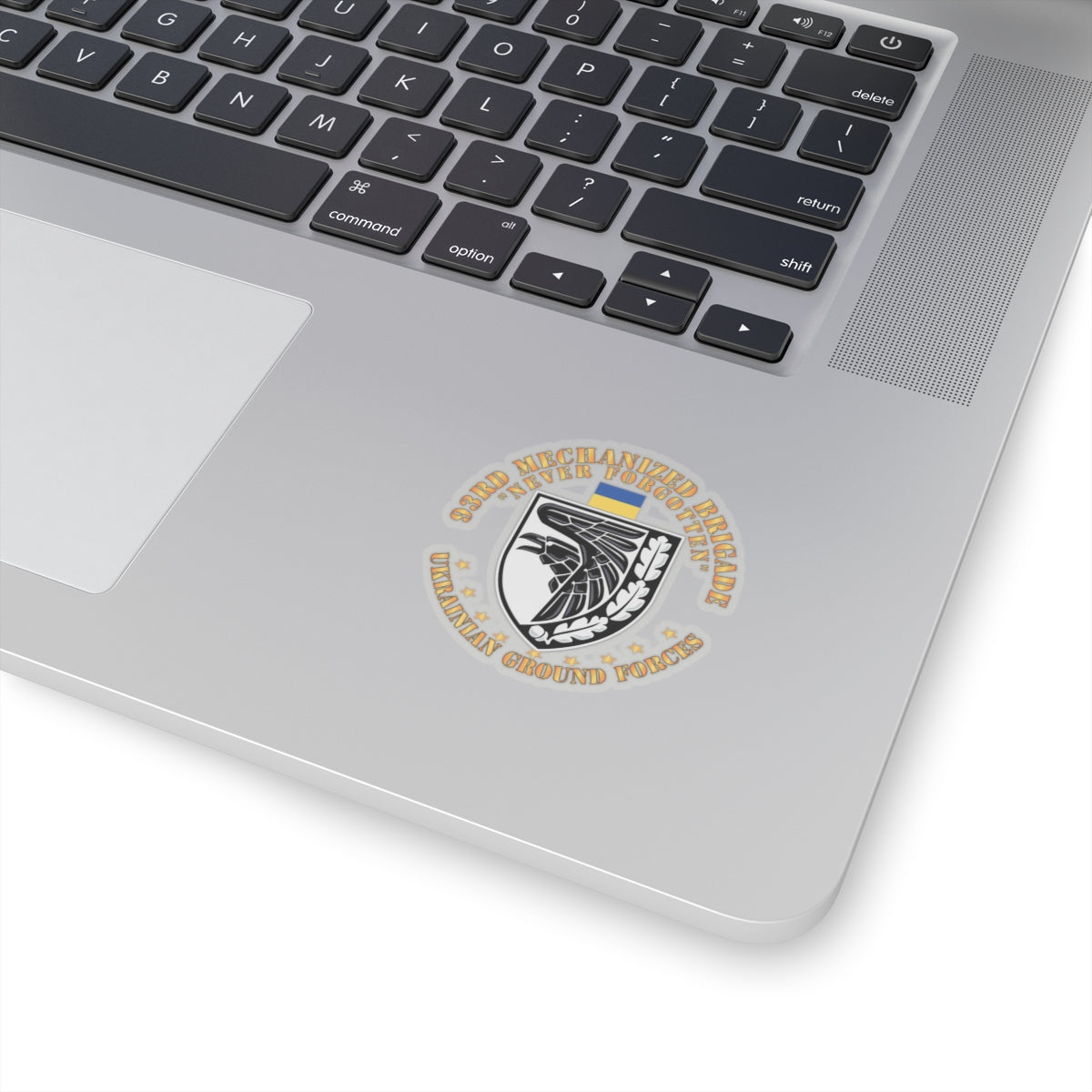Kiss-Cut Stickers - Ukraine - 93rd Mechanized Brigade - Never Forgotten X 300