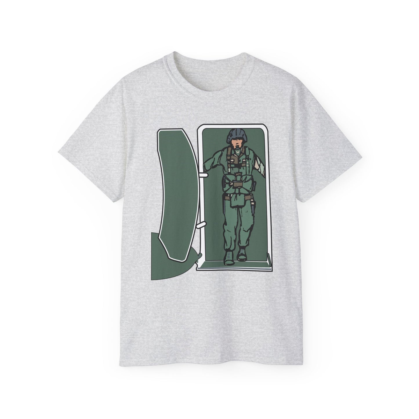 Unisex Ultra Cotton Tee - Airborne - JM Door Check X 300