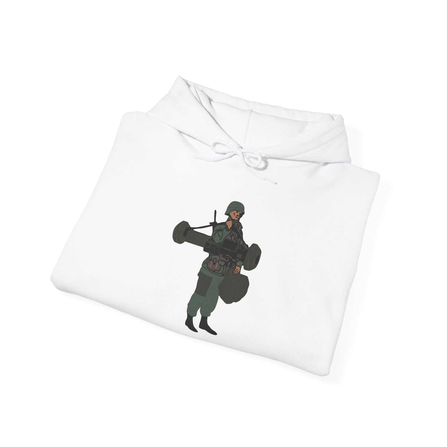 Unisex Heavy Blend Hooded Sweatshirt - Ant Armor Javelin Move X 300