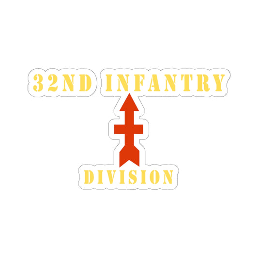 Kiss-Cut Stickers - Army - 32nd Infantry Division X 300
