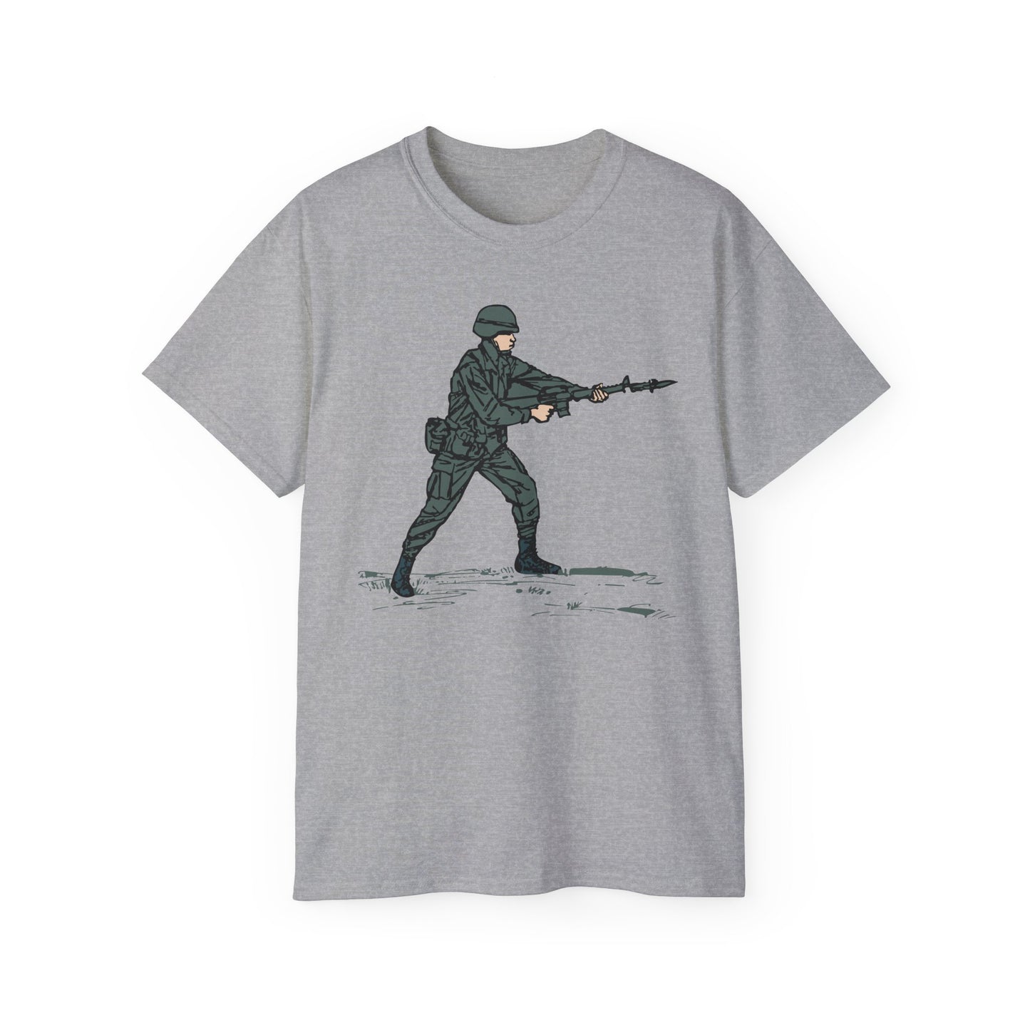 Unisex Ultra Cotton Tee - Bayonet Training-Modified Thrust X 300