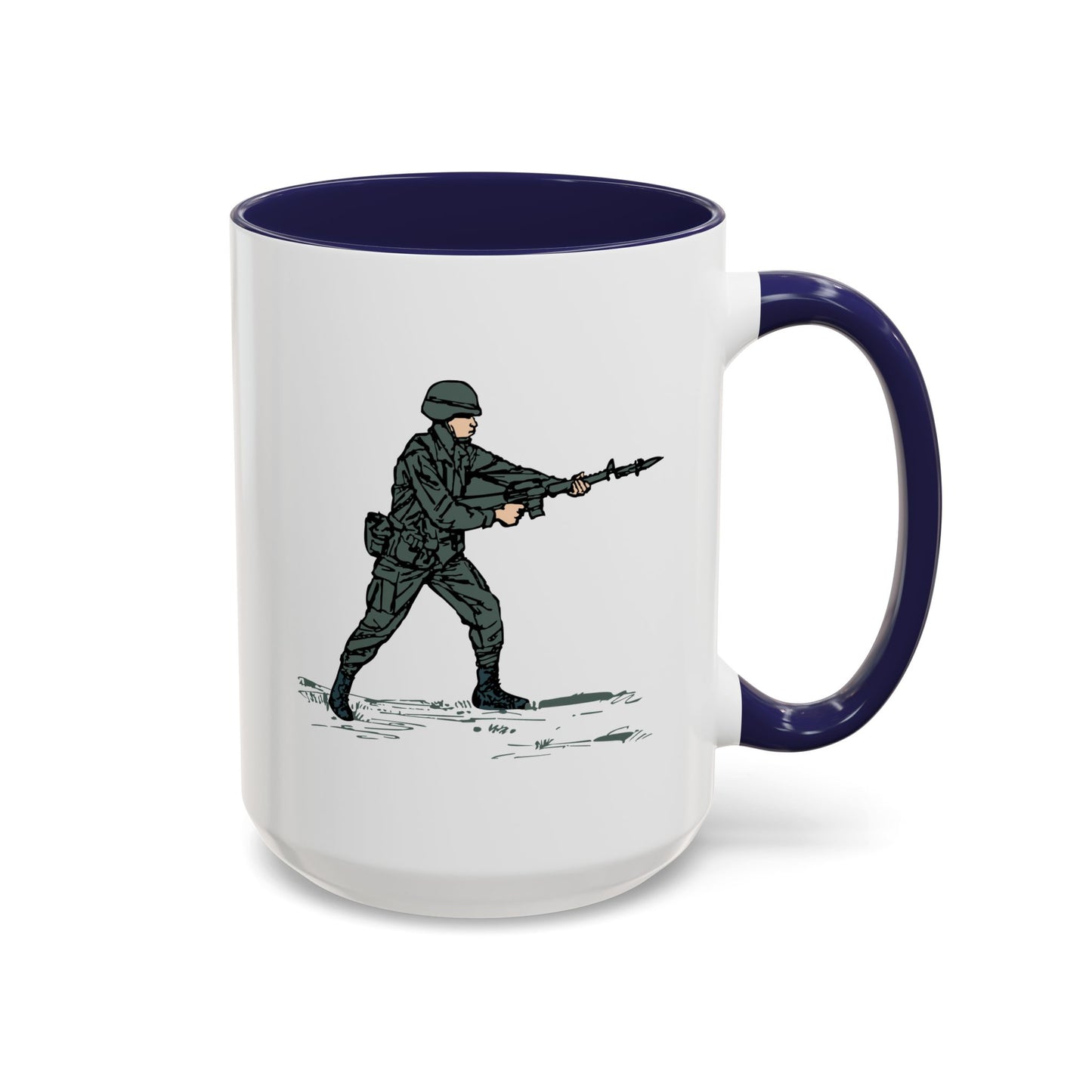 Accent Coffee Mug (11oz & 15oz) - Bayonet Training-Modified Thrust X 300
