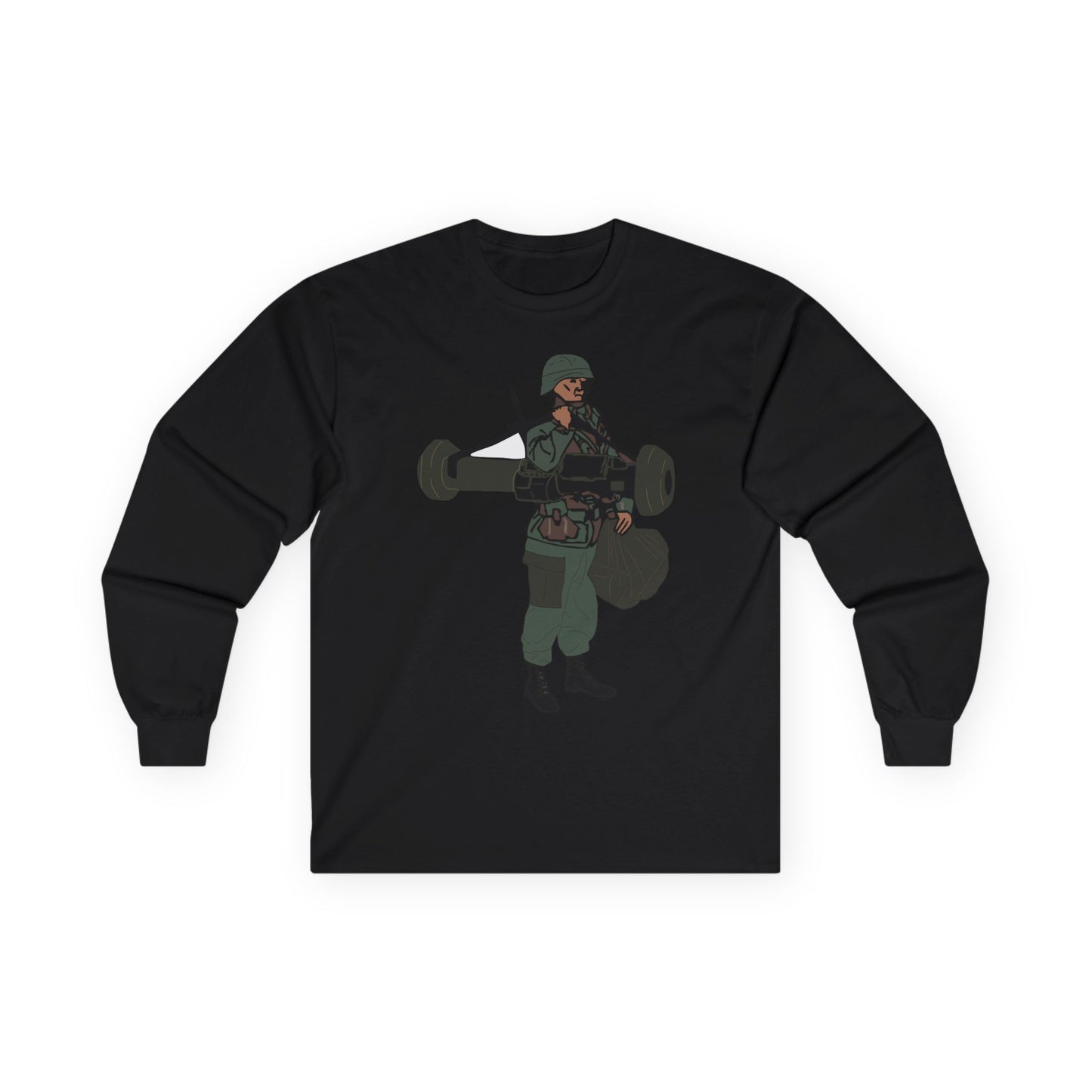 Unisex Ultra Cotton Long Sleeve Tee - Ant Armor Javelin Move X 300