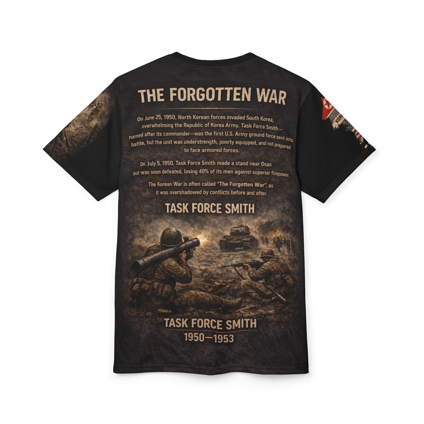 Korean War 'Task Force Smith - First Fight' Tribute Tee