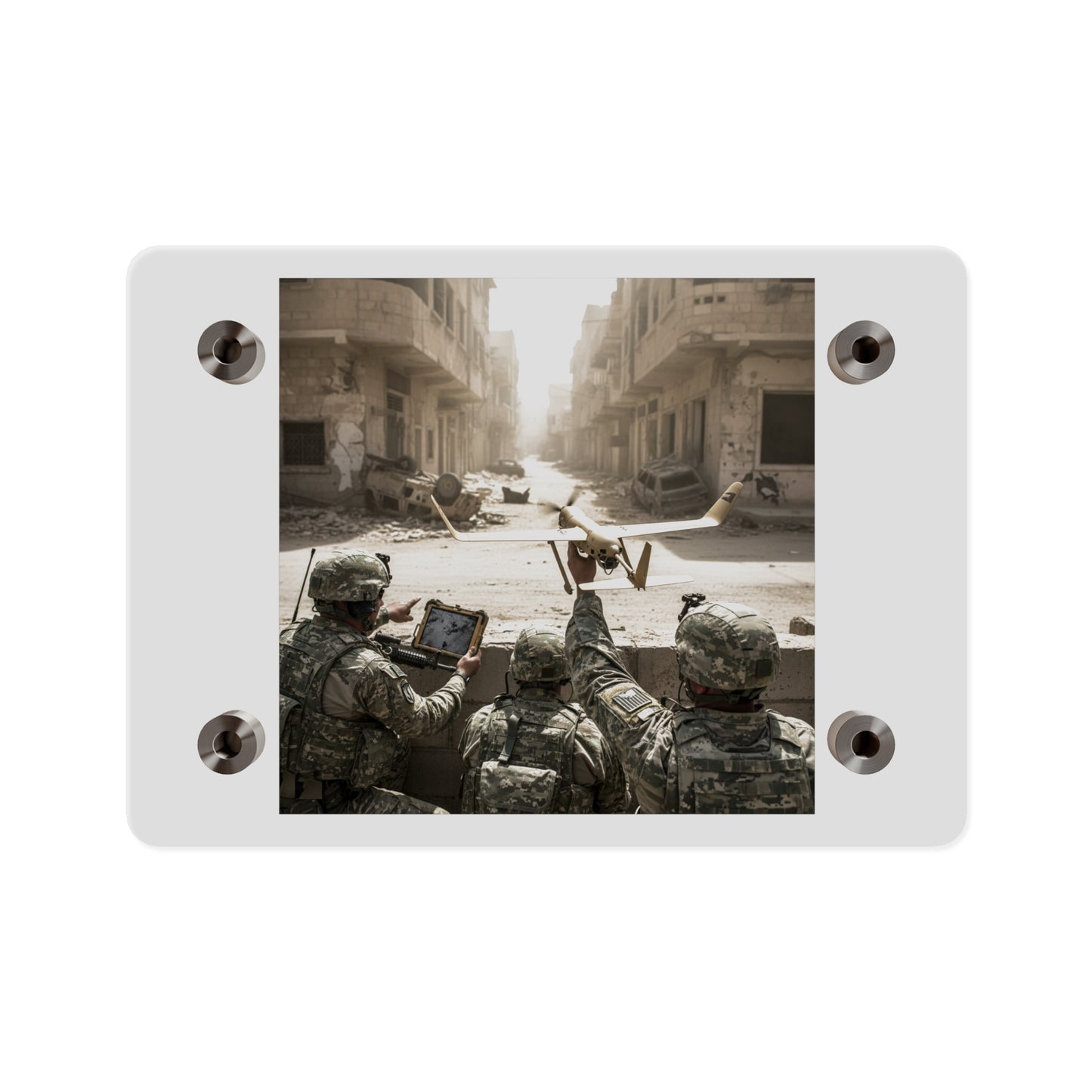 Acrylic Wall Art Panel - UAV Raven in Iraq war